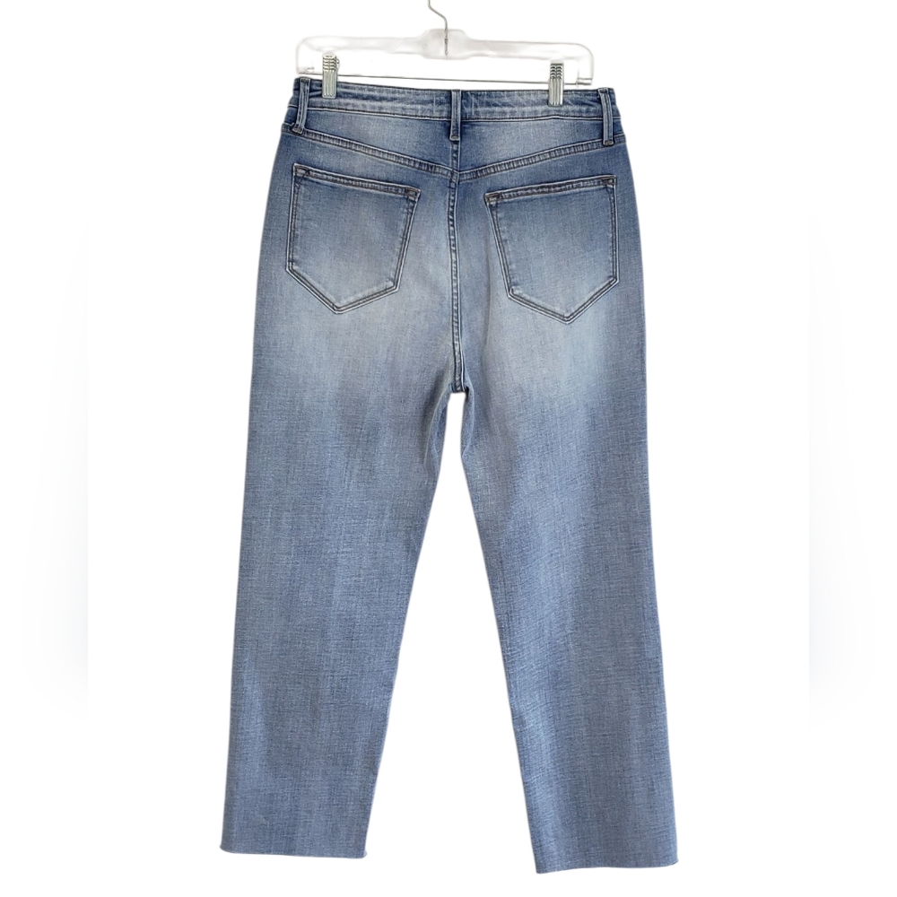 Driftwood Royce Straight Frayed Hem Jeans Size 29 Capsule Wardrobe Boho - Picture 4 of 12